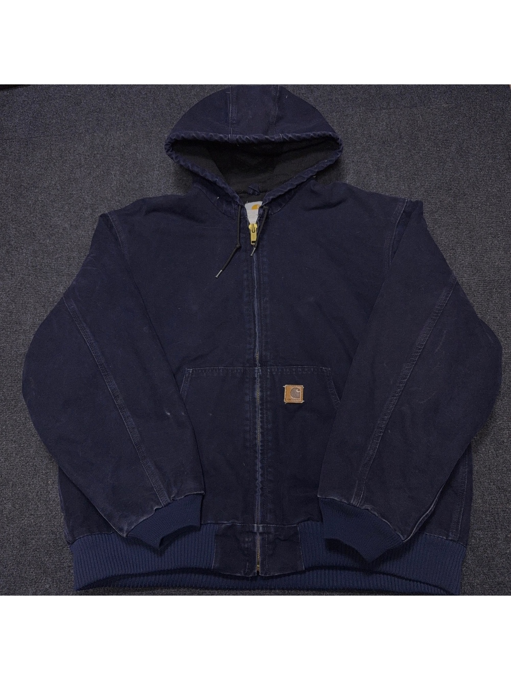Carhartt Men's Utility Jacket Regular Navy J130MDT Hooded